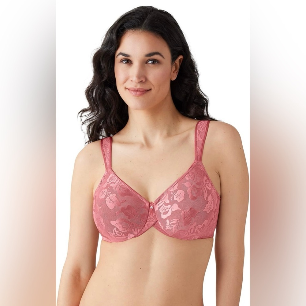 NWOT Wacoal Women's Awareness Full Figure Underwire Bra, rose, 36C